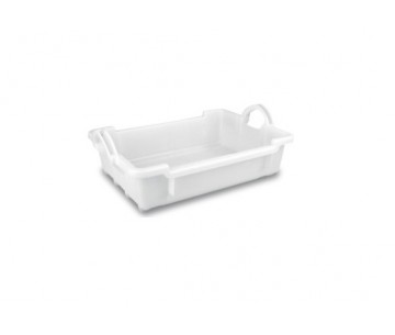 CUBETA PLASTICO 20LTS BLANCO 600X450X255mm