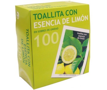 PQ.100 TOALLITAS DE LIMON STANDAR