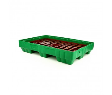 PALETA DE RETENCION 860X660X230 70LTS NEGRA/NEGRA