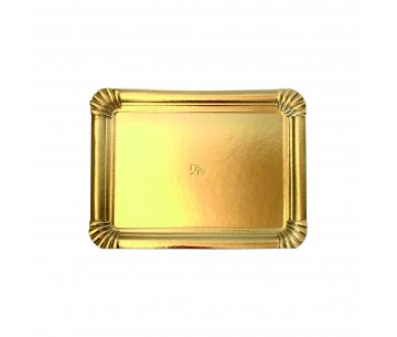 PQ.100 BANDEJA CARTON "ORO" Nº10 25X34