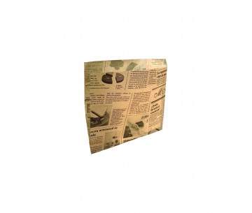 PQ.100 BOLSA 17X17 ANTIGRASA PERIODICO KRAFT