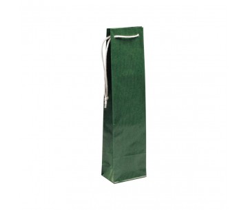 BOLSA PAPEL BOTELLA 95X65X380+40 VERDE