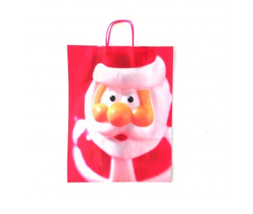 BOLSA PAPEL ASA RISADA 32X14X42 NIKOLAUS