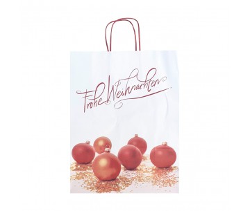 BOLSA PAPEL ASA RIZADA 32X14X42 WEIHNASUGEN