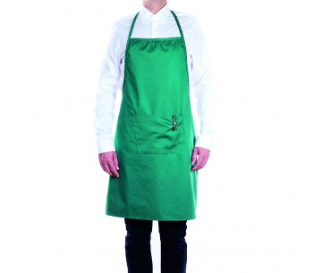 DELANTAL PETO Y BOLSILLO 75X90 VERDE
