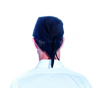 GORRO COCINA PIRATA NEGRO