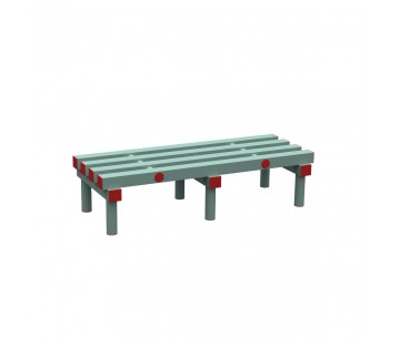 BANCO PLÁSTICO 1500X400X450 MMS.