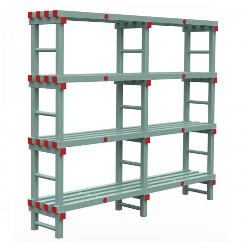 ESTANTERIA PLASTICO 2000X500X1850 MMS 5N-S20