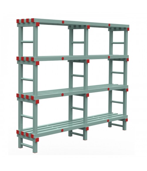 ESTANTERIA PLASTICO 2000X500X1850 MMS 5N-S20