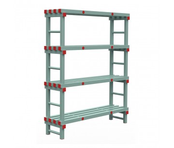 ESTANTERIA PLASTICO 1500X500X1750 MMS 4N-S20