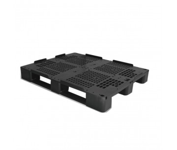 PALET PLASTICO 800X1200X150 REJADO C1 NEGRO