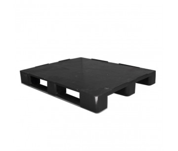 PALET PLÁSTICO LISO 3 TRAV. 1200X1000X145mm