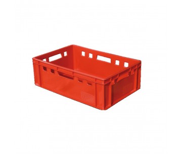 CAJA PLASTICO LISO 600X400X320 55LTS GRIS