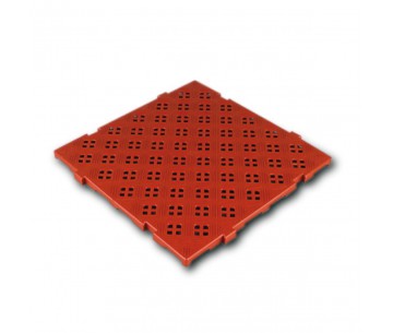 LOSETA PLÁSTICO PARDO 500X500X25