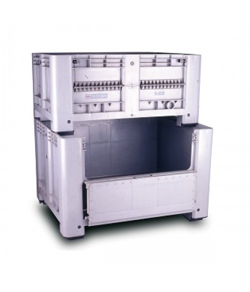 CARGOPALET PUERTA ABATIBLE 1200x800x760mm 9 PATAS