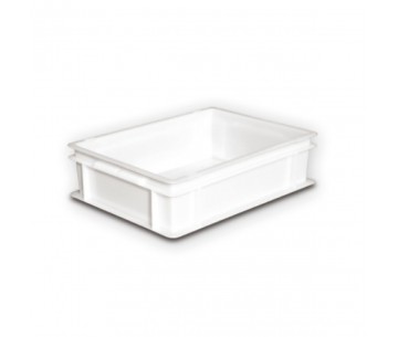 CAJA PLASTICO 600X400X165mm. 25LTS BLANCA
