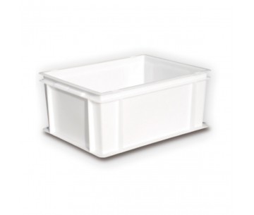 CAJA PLASTICO 600X400X215mm. 35LTS GRIS