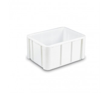 CUBETA PLASTICO 140LTS BLANCO 800X600X405mm