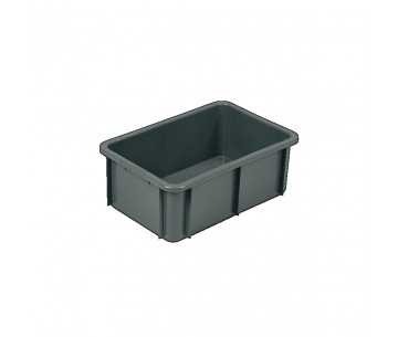 CAJA PLASTICA 600X400X215mm. 35LTS GRIS