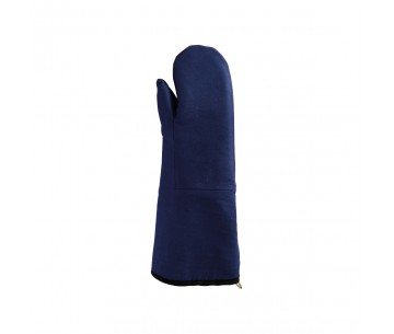 GUANTES MANOPLA LARGA IGNIFUGADO AZUL