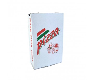 PQ. 100 CAJA PIZZA CALZONE 30X16X10