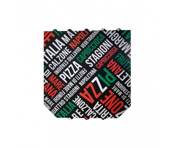 PQ. 100 CAJA PIZZA 29X29X3 "TUTTIGUSTI 3 COL"