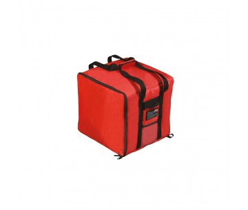 BOLSA TERMICA ROJA 50X50X33 TRANSP.PIZZA GRANDE+