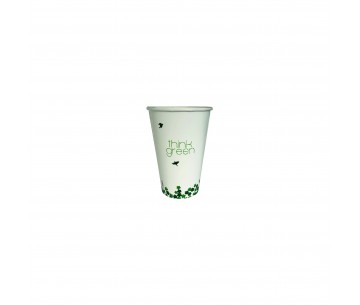PQ.80 VASO PAPEL 10OZ "THINKGREEN" V30