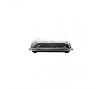 PQ. 50 UDS ENVASE SUSHI NEGRO+ TAPA OPS 185X129X23