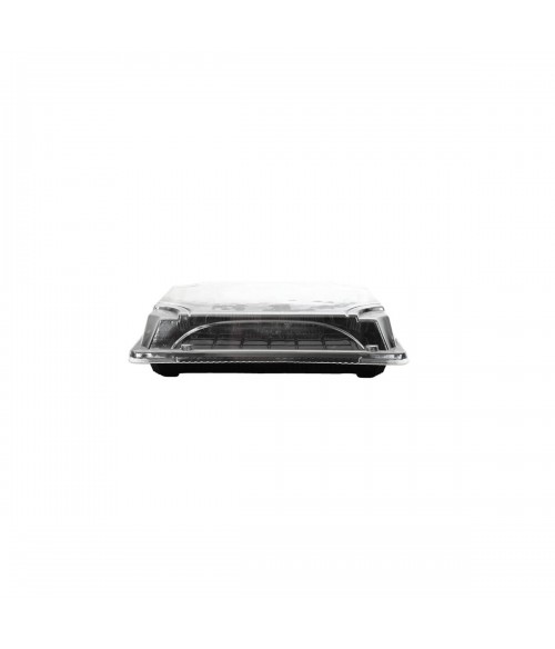 PQ. 50 ENVASE SUSHI NEGRO+ TAPA 185X129X23