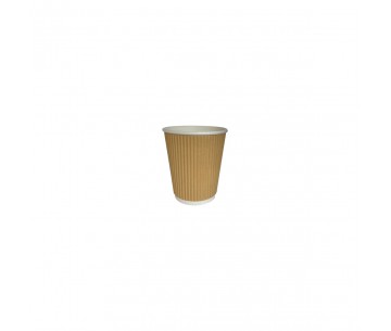PQ. 25 VASOS KRAFT COARRUGADO DP 4OZ/120Ml
