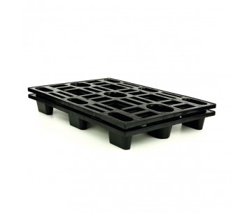 PALET PLASTICO 800X1200 S/R ENCAJ.NEGRO EOS 2