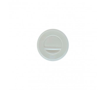 PQ. 100 TAPA PLASTICO 16/12OZ BLANCA