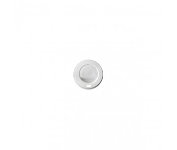 PQ.100 TAPAS PLASTICO 4OZ BLANCAS