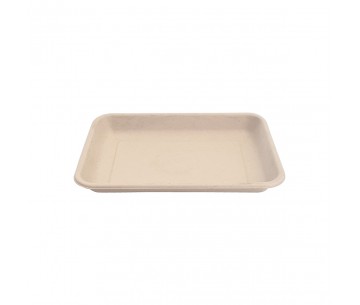 PQ.125 BANDEJA RECT FIBRA TRIGO 240X180X30