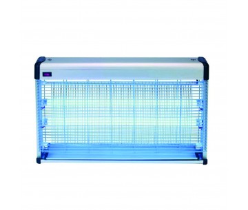 EXTERMINADOR INSECTOS TUBO 2X15W INOX