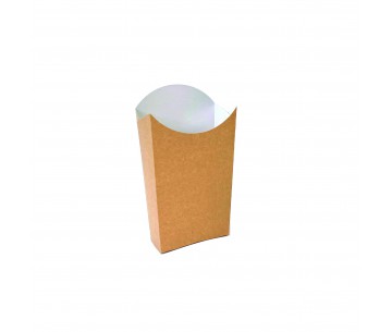 CJ. 400 PETACA PAPAS GRANDE KRAFT 8X4X15CM