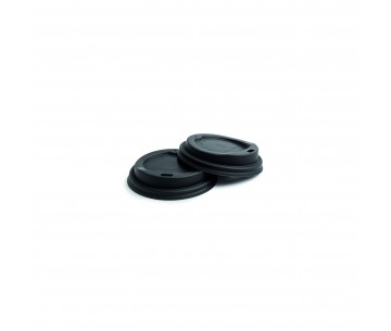 PQ. 50 TAPA PLASTICO NEGRA 6/7OZ