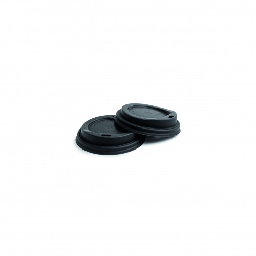 PQ. 50 TAPA PLASTICO NEGRA 6/7OZ