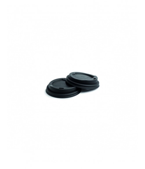 PQ. 50 TAPA PLASTICO NEGRA 6/7OZ