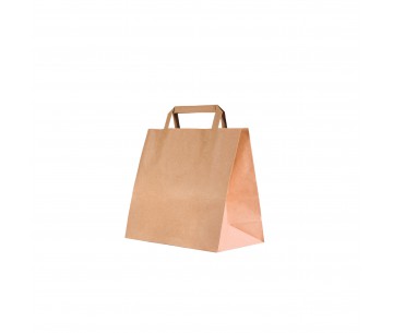CJ.250 BOLSA PAPEL "TAKE AWAY" 32X22X25 MARRON