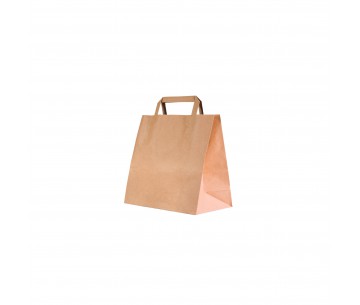 CJ.250 BOLSA PAPEL"TAKE AWAY" 27X18X28 MARRON