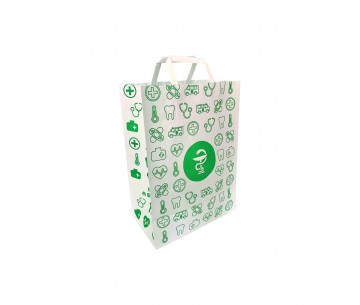 CJ. 250 BOLSA ASA PLANA FARMACIA 20X11X28