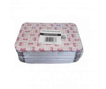 PQ. 25 ENVASE ALUMINIO RECT 1000CC + TAPA 5860