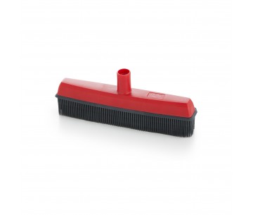 UD. ESCOBA GOMA NEGRO/ROJO