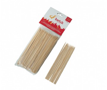 PQ. 200 PINCHOS MADERA BAMBOO 150MM