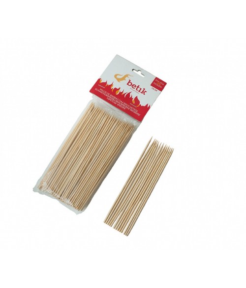 PQ. 200 PINCHOS MADERA BAMBOO 150MM