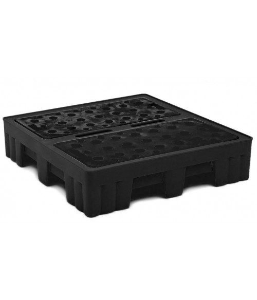 PALETA DE RETENCION 1300X1300X285 240LTS NEGRO