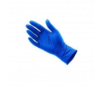 PQ. 100 GUANTE NITRILO AZUL S/POLVO S