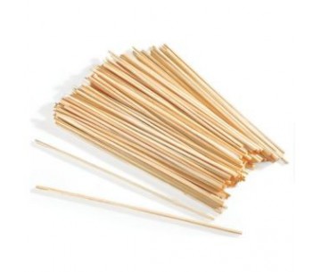 PQ.500 CAÑITA FIBRA VEGETAL RECTA Ø6X200mm